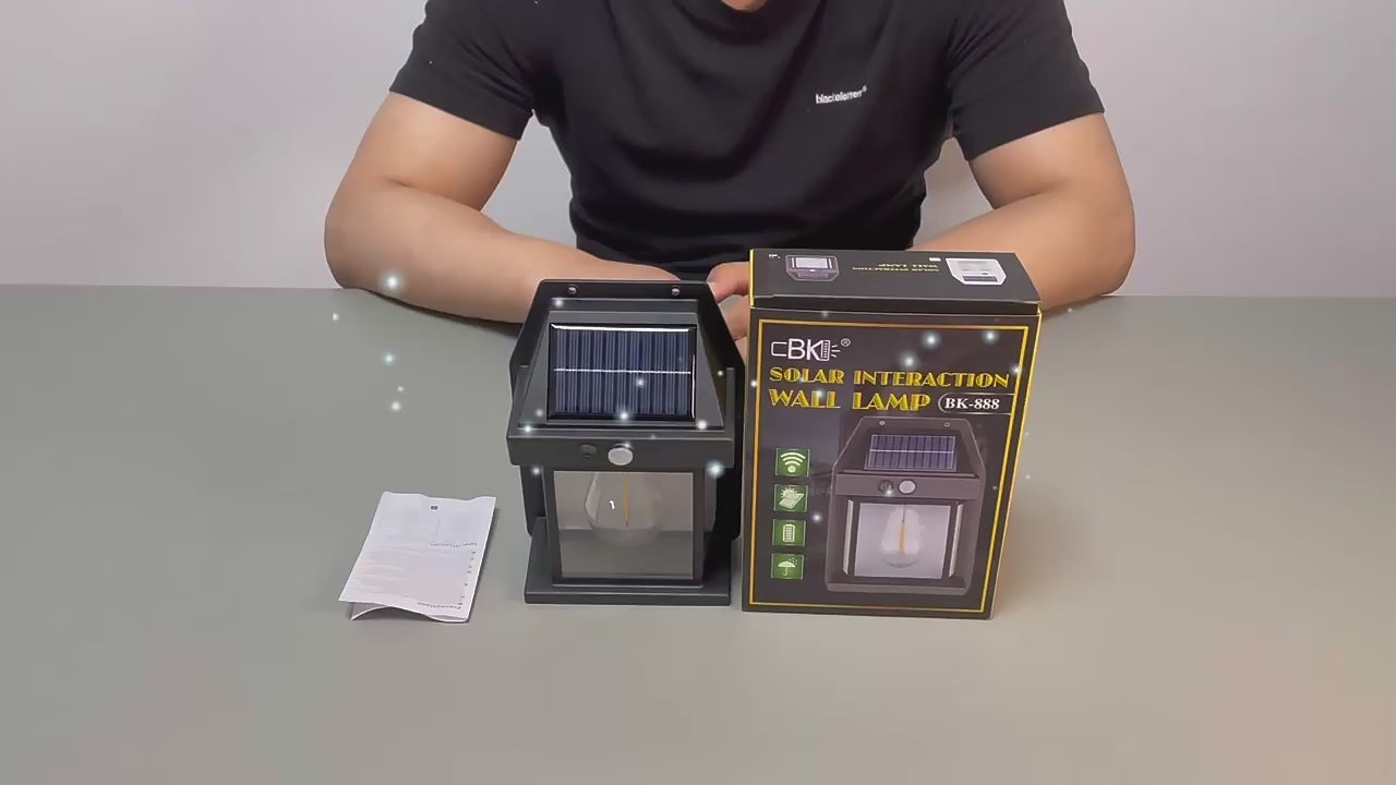 Solar Interaction Wall Lamp